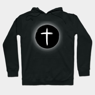 Christian Cross Solar Eclipse - Black Edition Hoodie